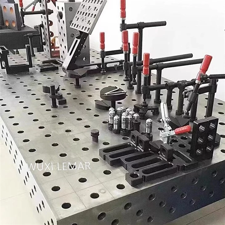 Precision Cast Iron 3D Welding Table